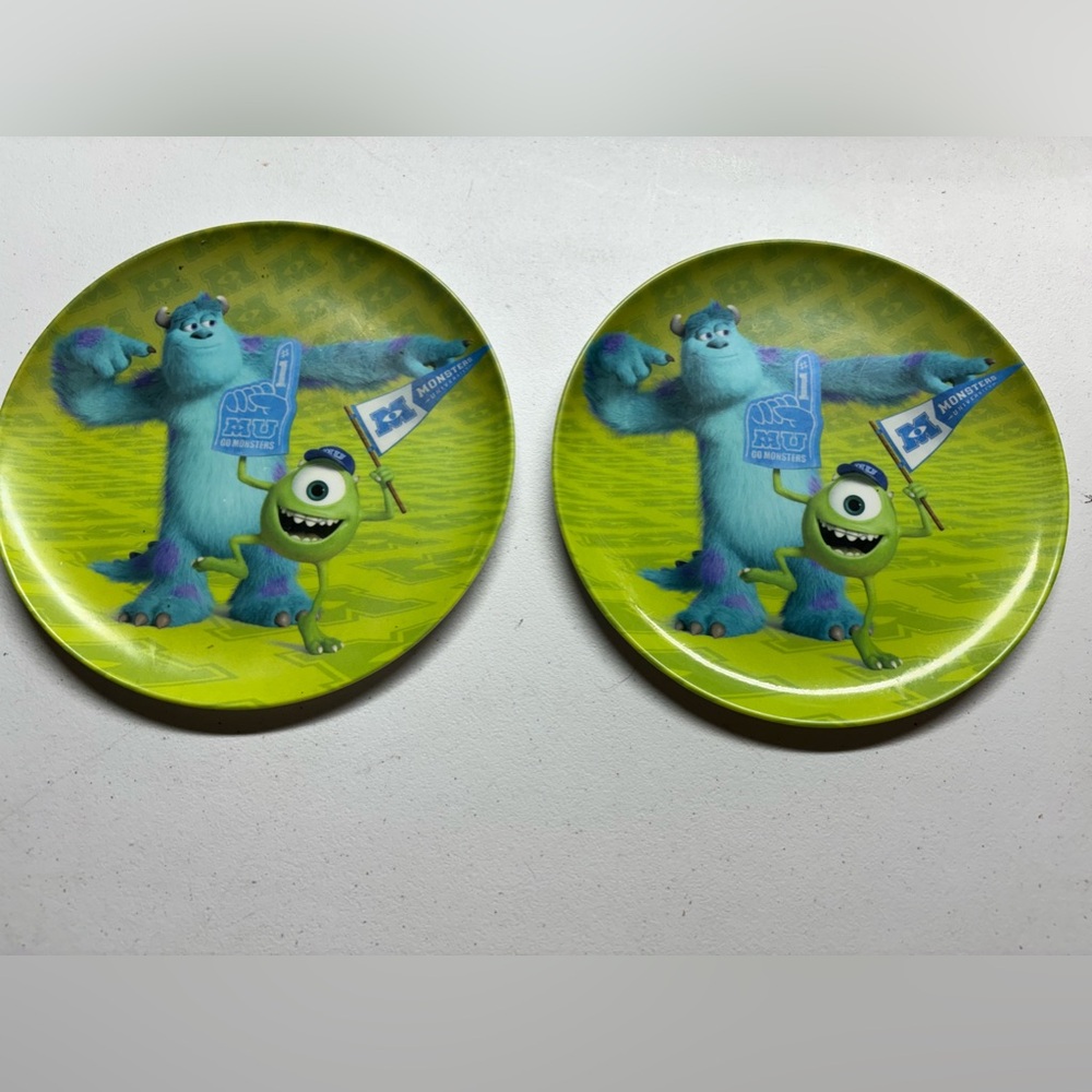 Two Monsters inc kids plate
